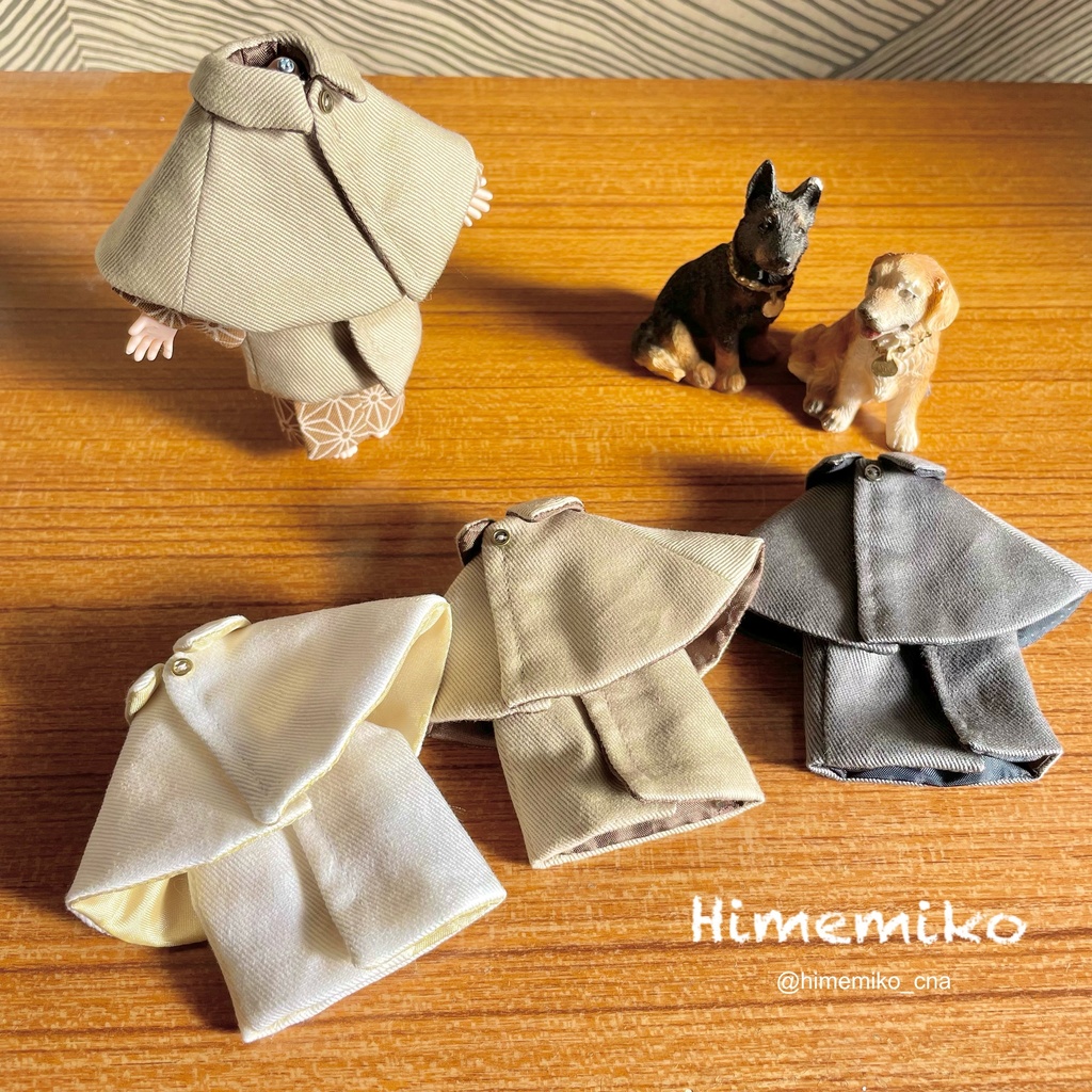新作【オビツ11】2部式トンビコート -淡-（単品）