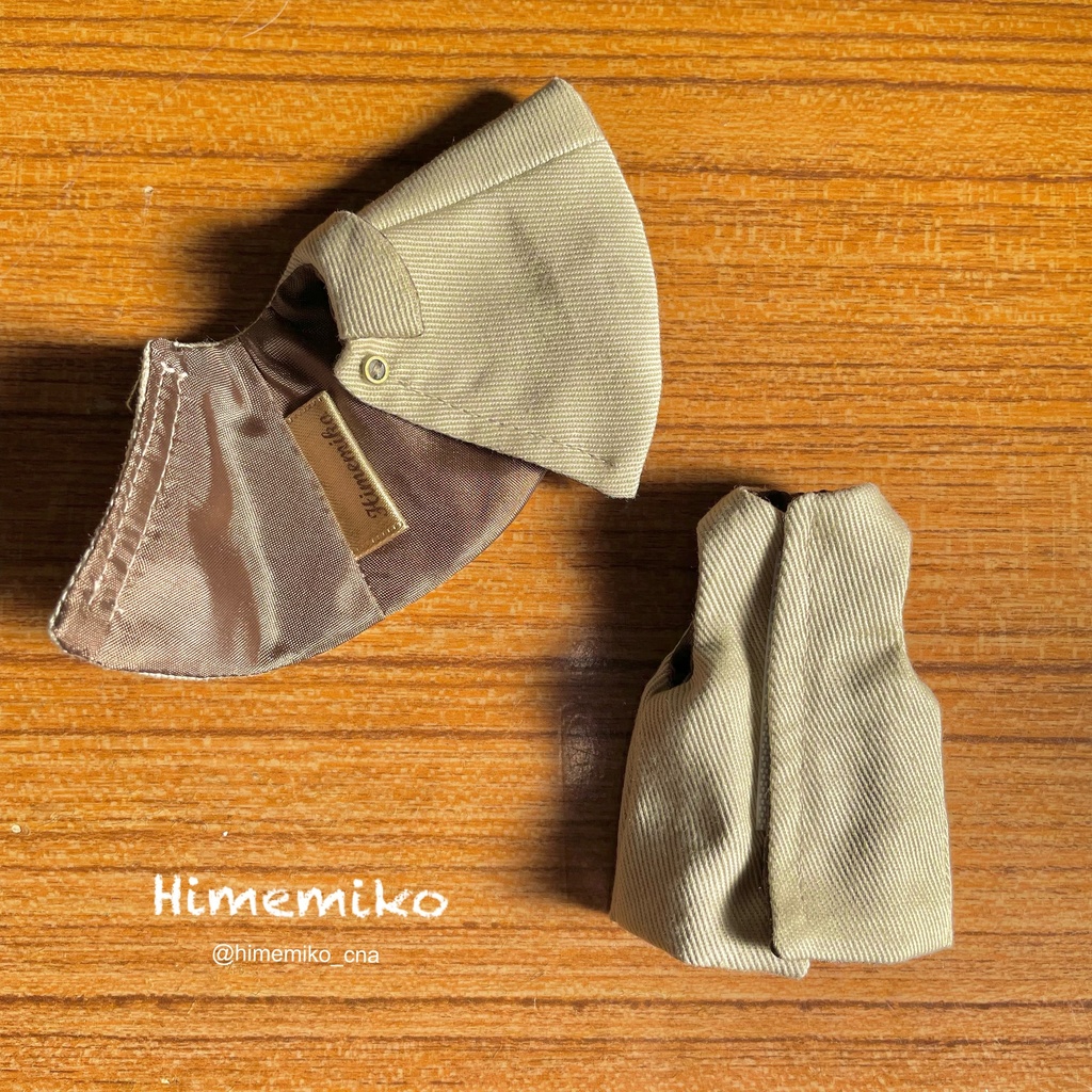 新作【オビツ11】2部式トンビコート -淡-(単品)