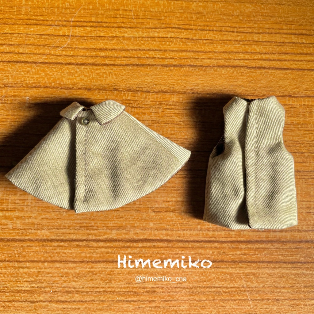 新作【オビツ11】2部式トンビコート -淡-(単品)