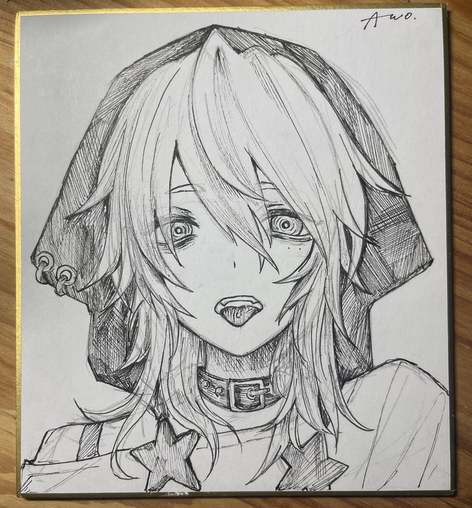 ミニ色紙原画