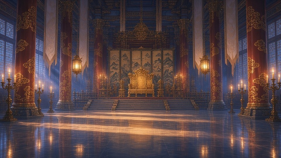 【AIイラスト】中華風・仙侠 TRPG背景素材36枚|ココフォリア・配信・ノベルゲーム向け【昼夜差分】