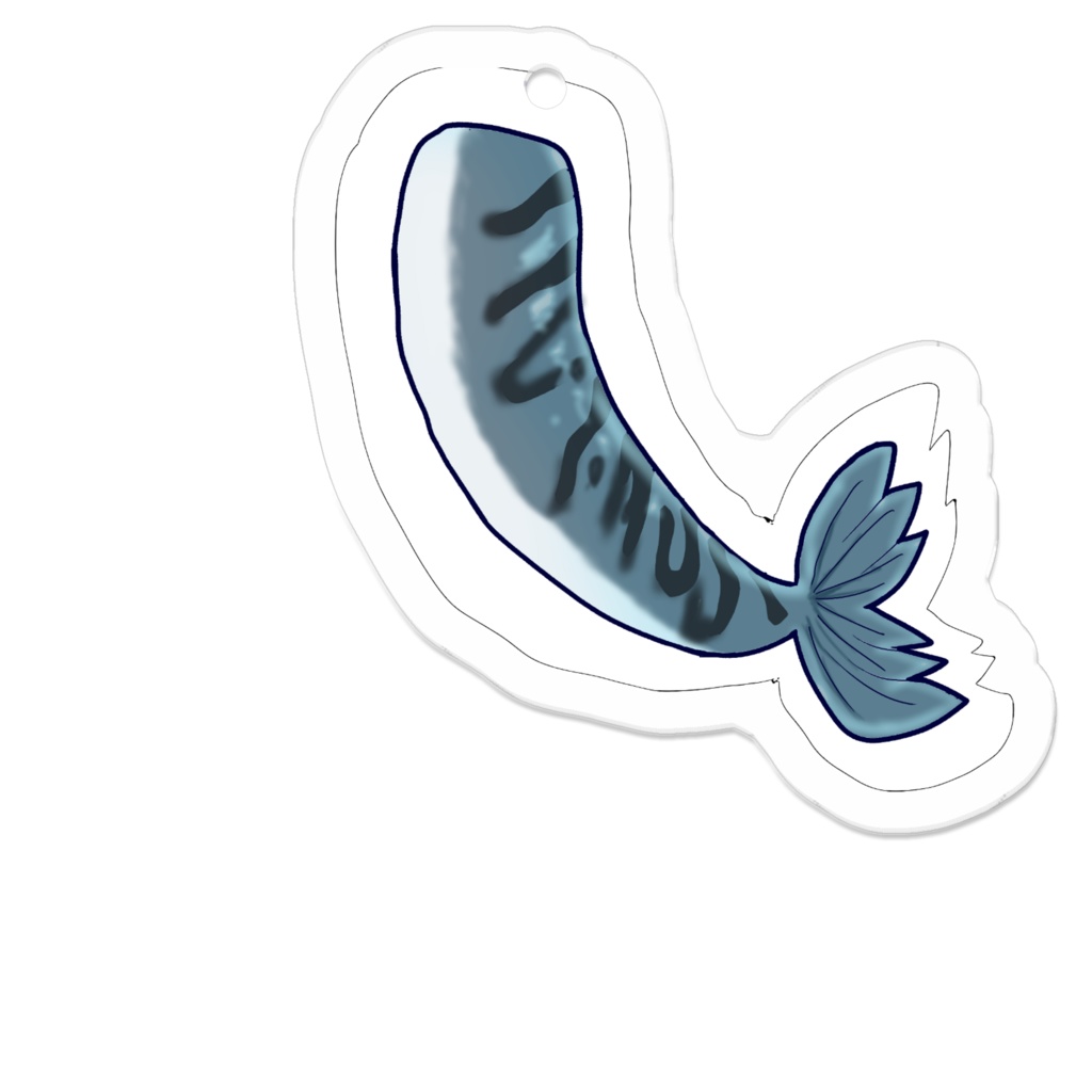 サバねこまんしっぽキーホルダー