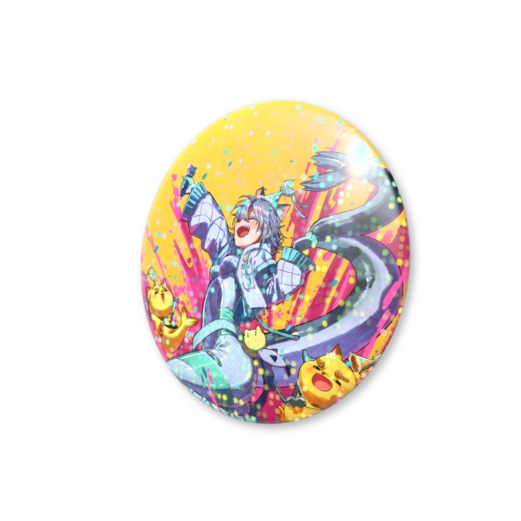 Animeチャンネル3万人記念!缶バッジ