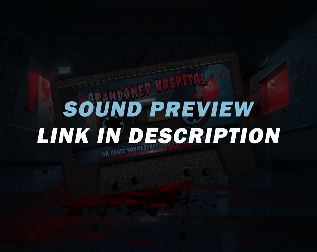 Twitch Background Sound - Abandoned Hospital Background music, for streamers, vtubers and youtubers, streaming sound effect