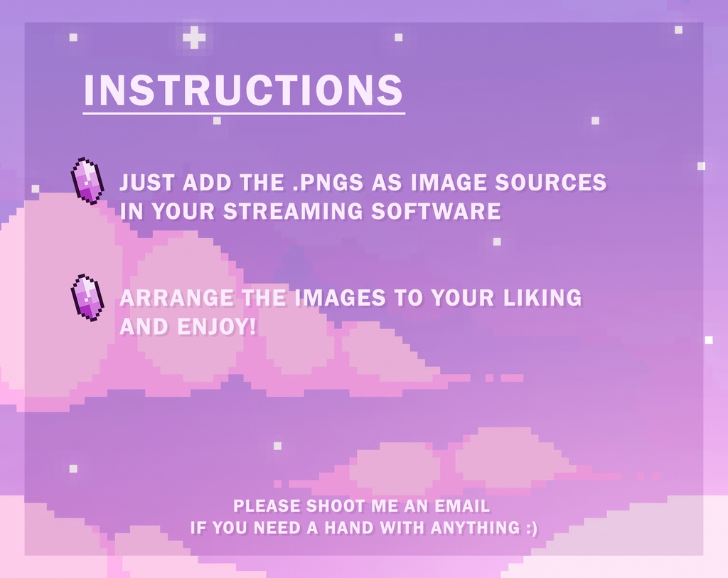 Celestial VTuber Room Asset Pack | Cosmic Stars | Gaming Chair, Desk, Microphone | VTuber Props | Overlay - 2D Streaming Kit