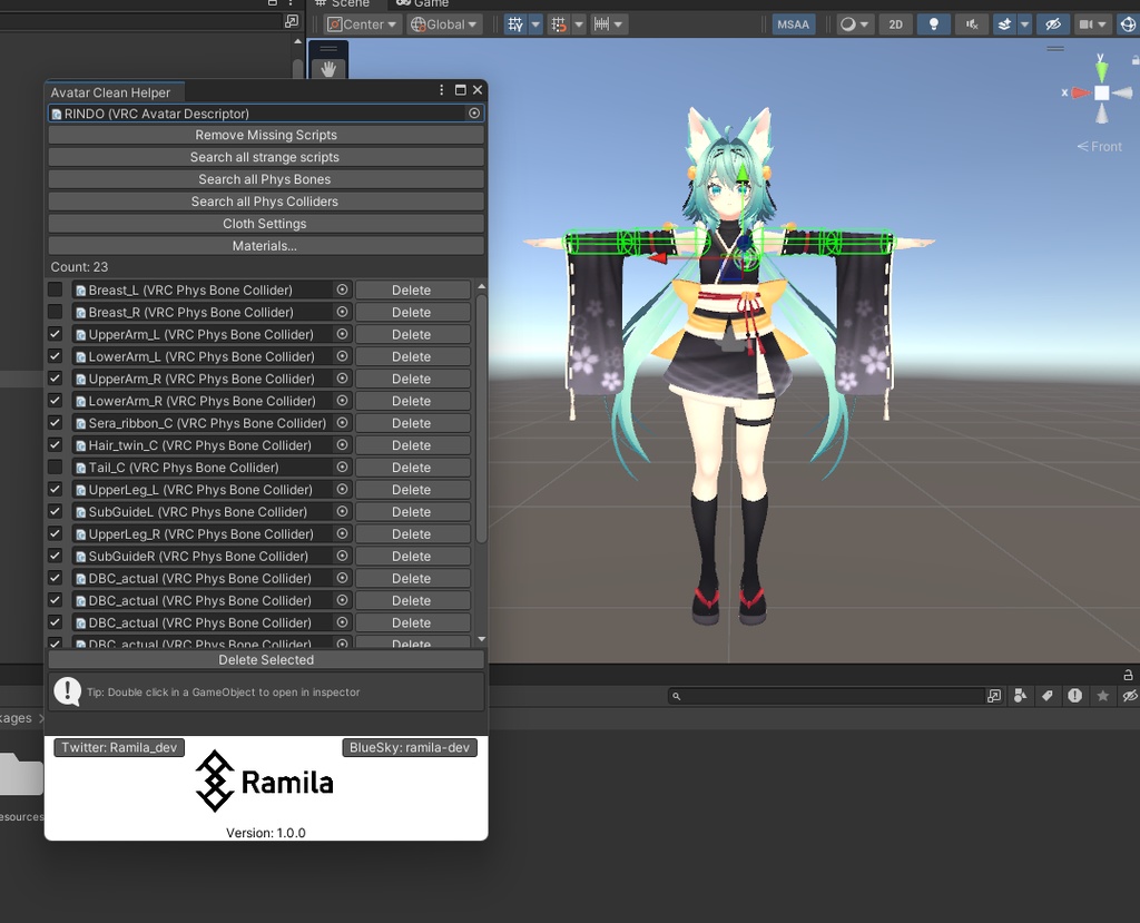 Avatar Clean Helper (ACH) - アバターのクリーニング時間を節約するプログラム