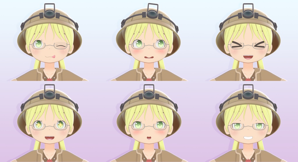 Riko (Made in Abyss) 3D Model / VRChat Avatar
