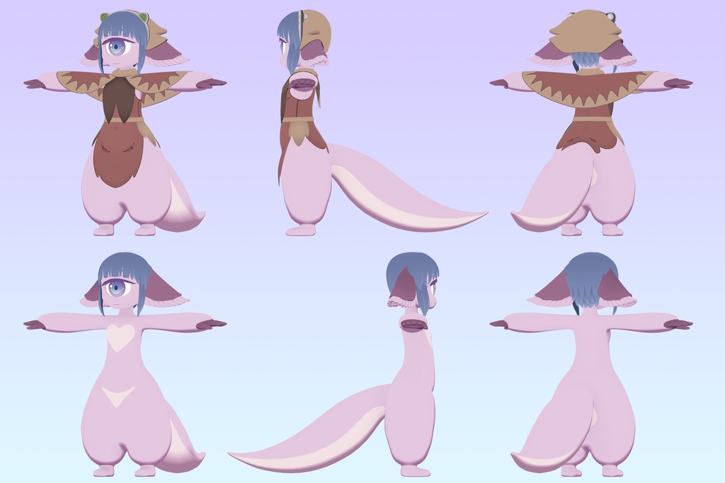 Pakkoyan (Made in Abyss) 3D Model / VRChat Avatar