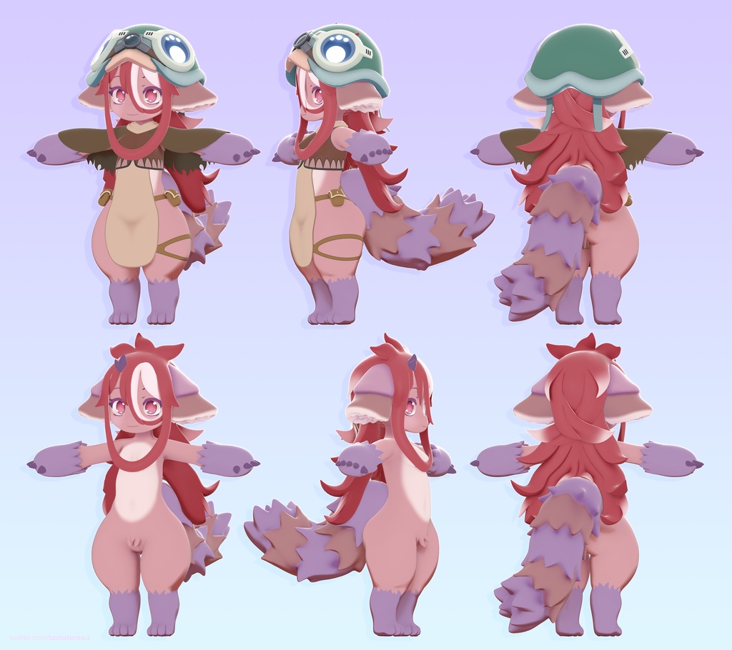 Blessed Vueko (Made in Abyss) 3D model / VRChat Avatar