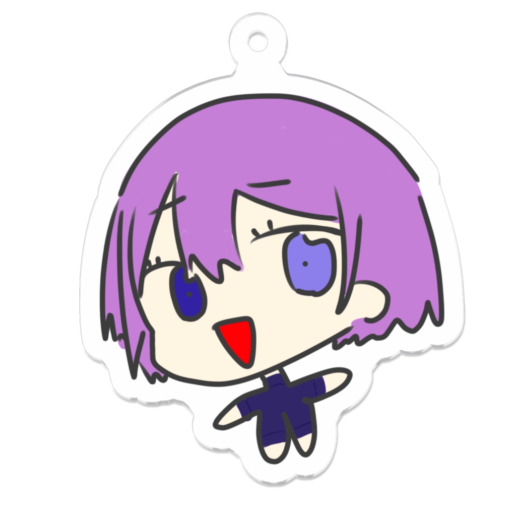 楓ちゃんアクキー (ちょめ落描きver)