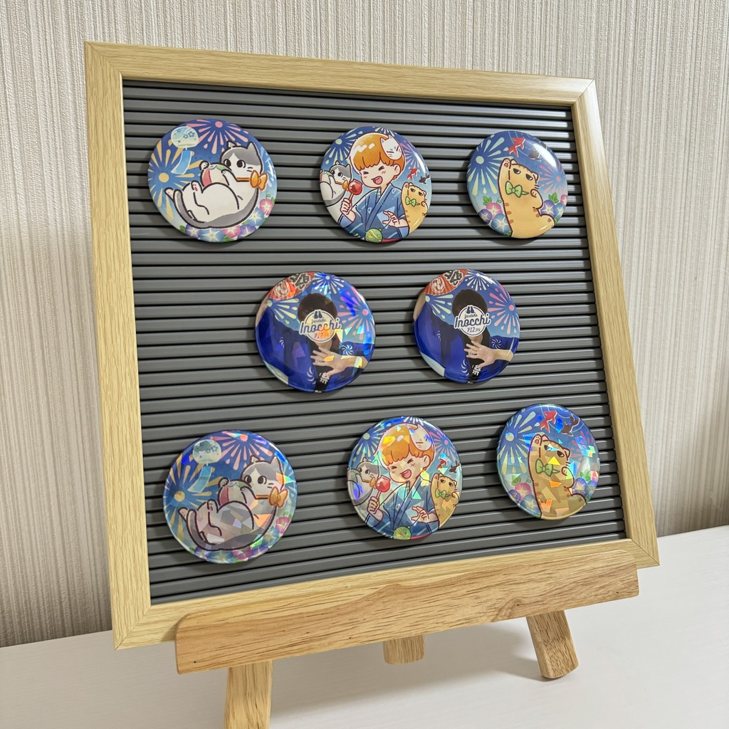 【全8種】俺たちの夏は終わらない缶バッチ~祭~