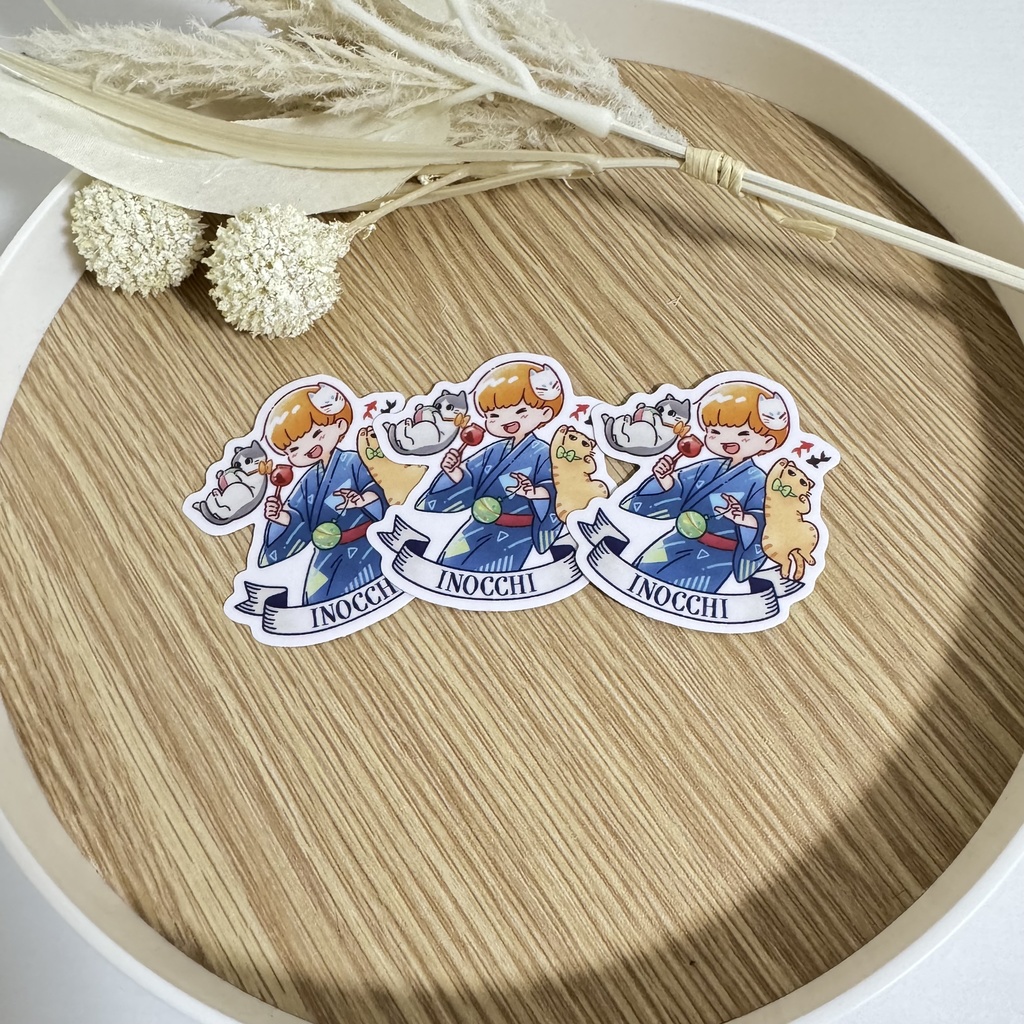 【全1種】俺たちの夏は終わらないダイカットステッカー~祭~