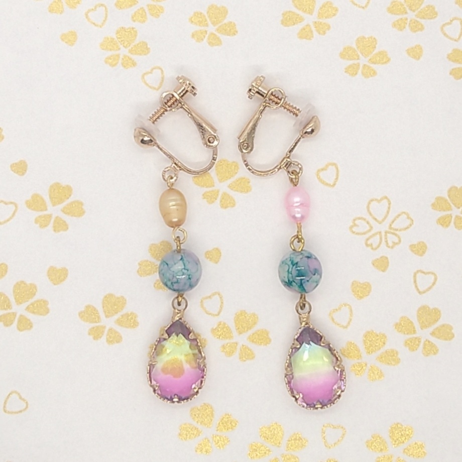 【刀剣乱舞】琉球組イヤリング  淡水パール使用