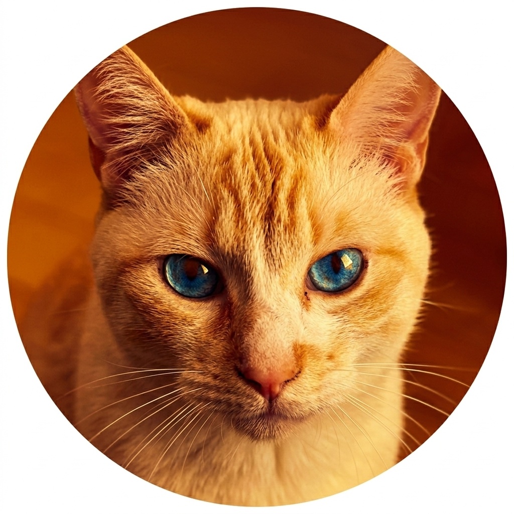 【SNS用素素材】猫のヘッダー&アイコンセット(4色展開)