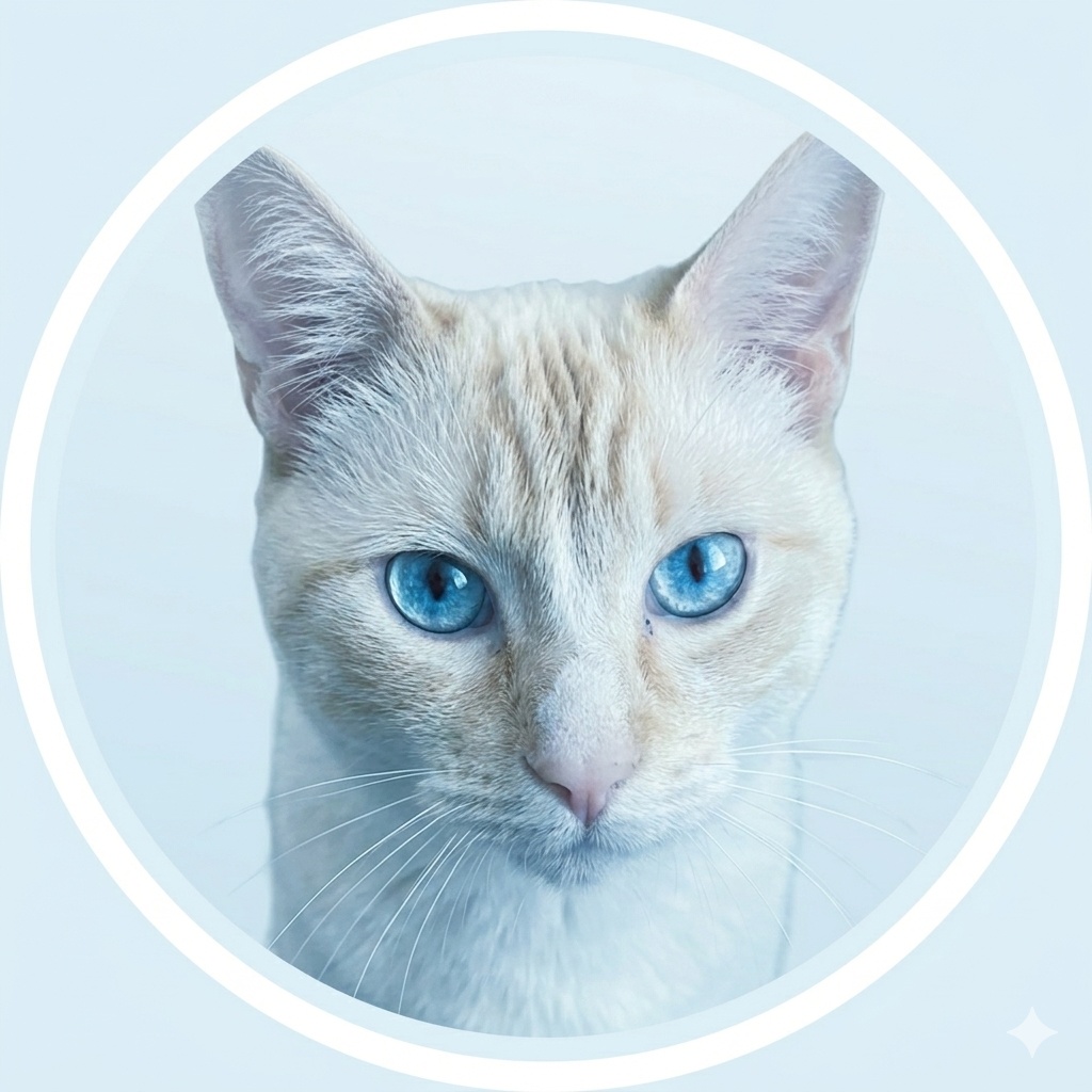 【SNS用素素材】猫のヘッダー&アイコンセット(4色展開)