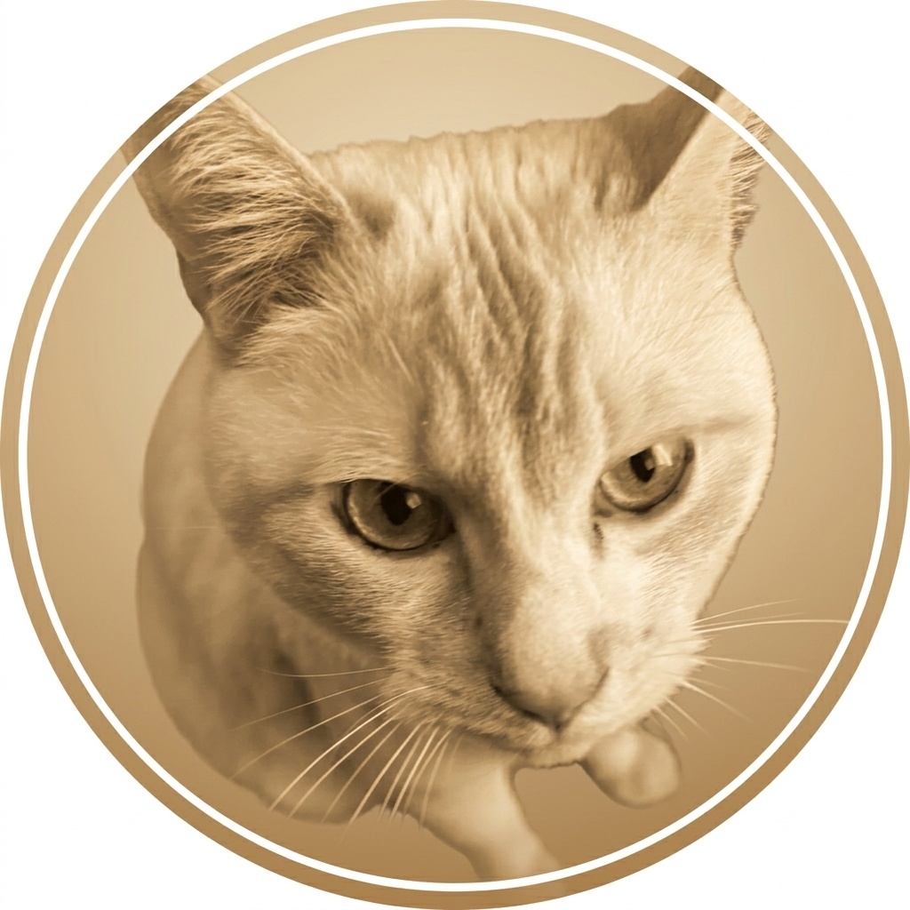 【SNS用素素材】猫のヘッダー&アイコンセット(4色展開)