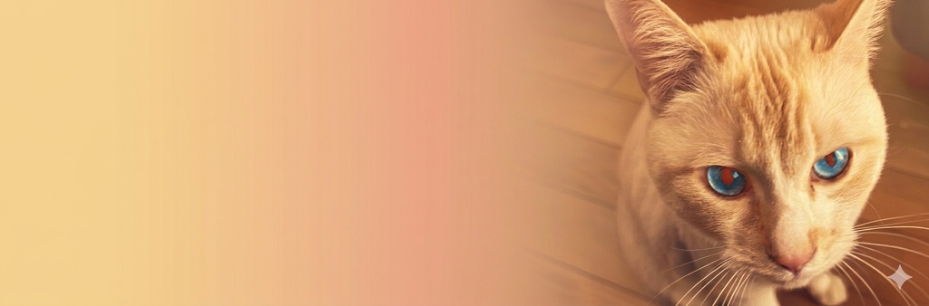 【SNS用素素材】猫のヘッダー&アイコンセット(4色展開)