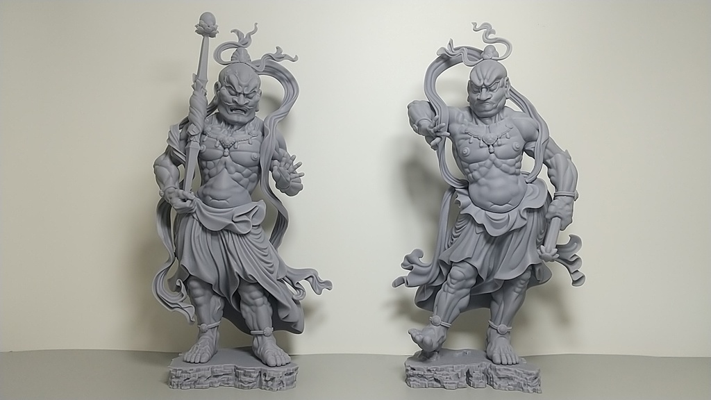 金剛力士像(吽形・阿形)3Dモデル