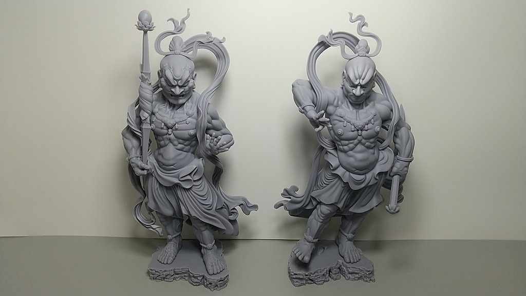 金剛力士像(吽形・阿形)3Dモデル