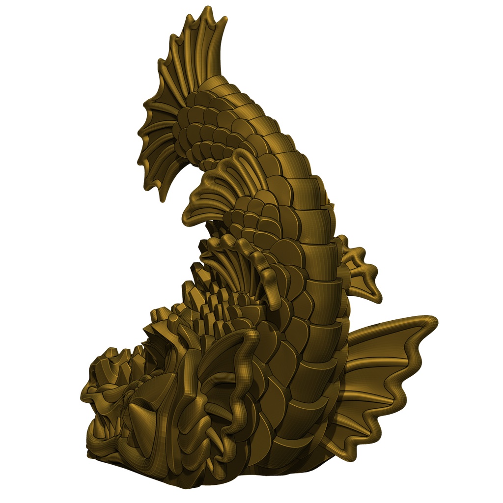 シャチホコ 3Dモデル