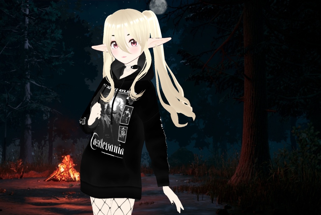 [VRoid] Dead By Daylight x Castlevania Hoodie Texture