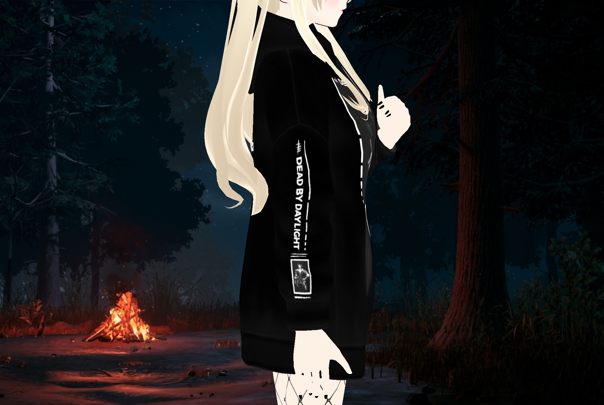 [VRoid] Dead By Daylight x Castlevania Hoodie Texture - glussy - BOOTH