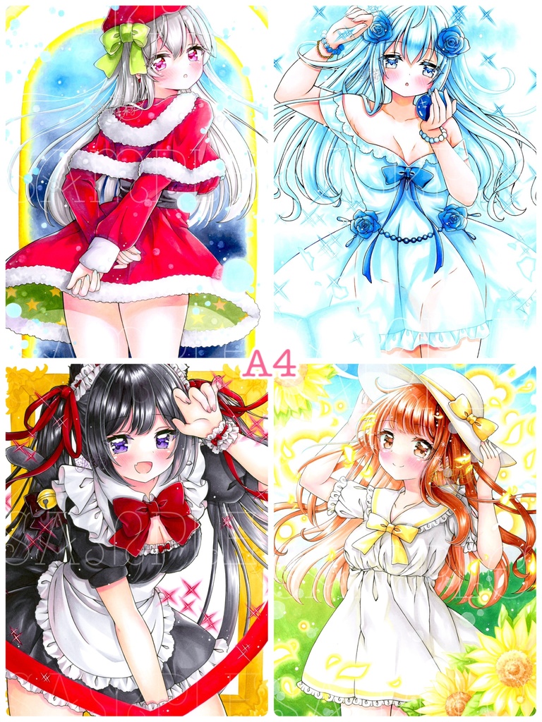 ハガキサイズ/A5/A4/原画リクエスト募集