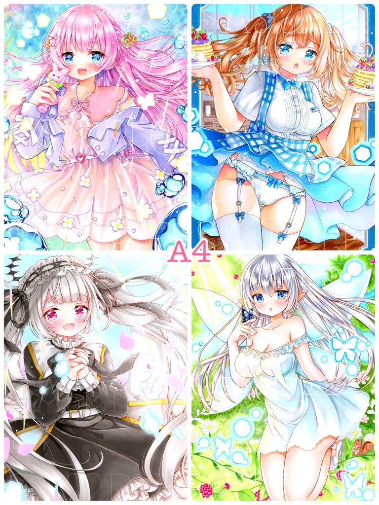 ハガキサイズ/A5/A4/原画リクエスト募集