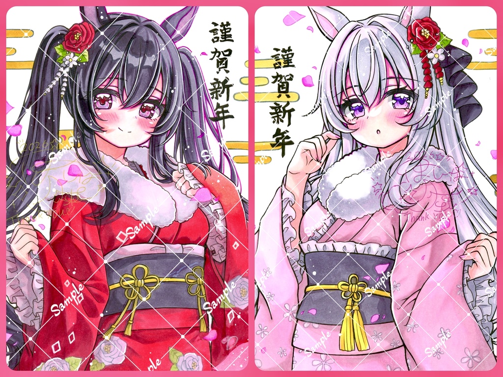 ハガキサイズ/A5/A4/原画リクエスト募集