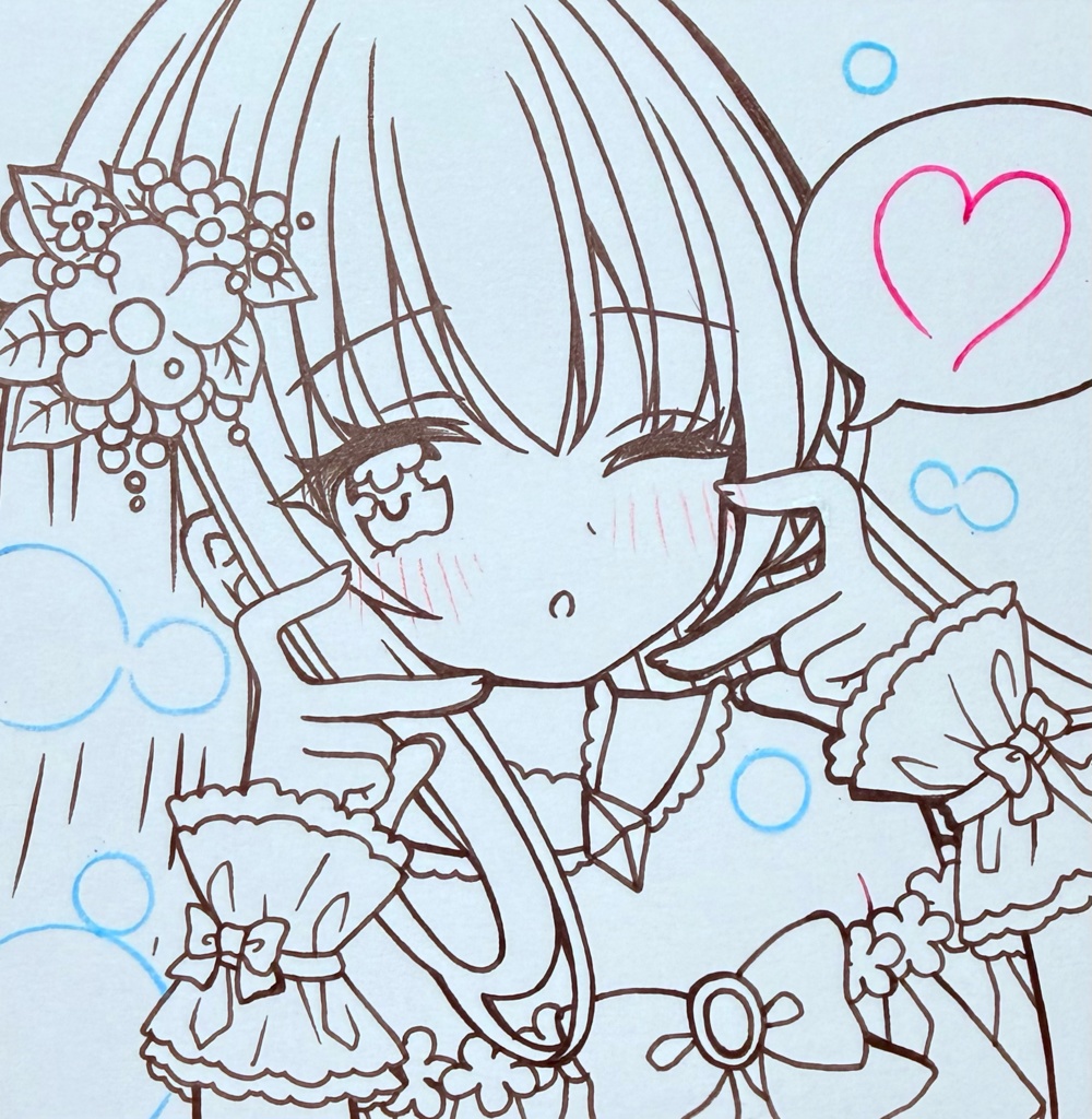 豆/小/中/大/色紙各サイズ/原画リクエスト募集