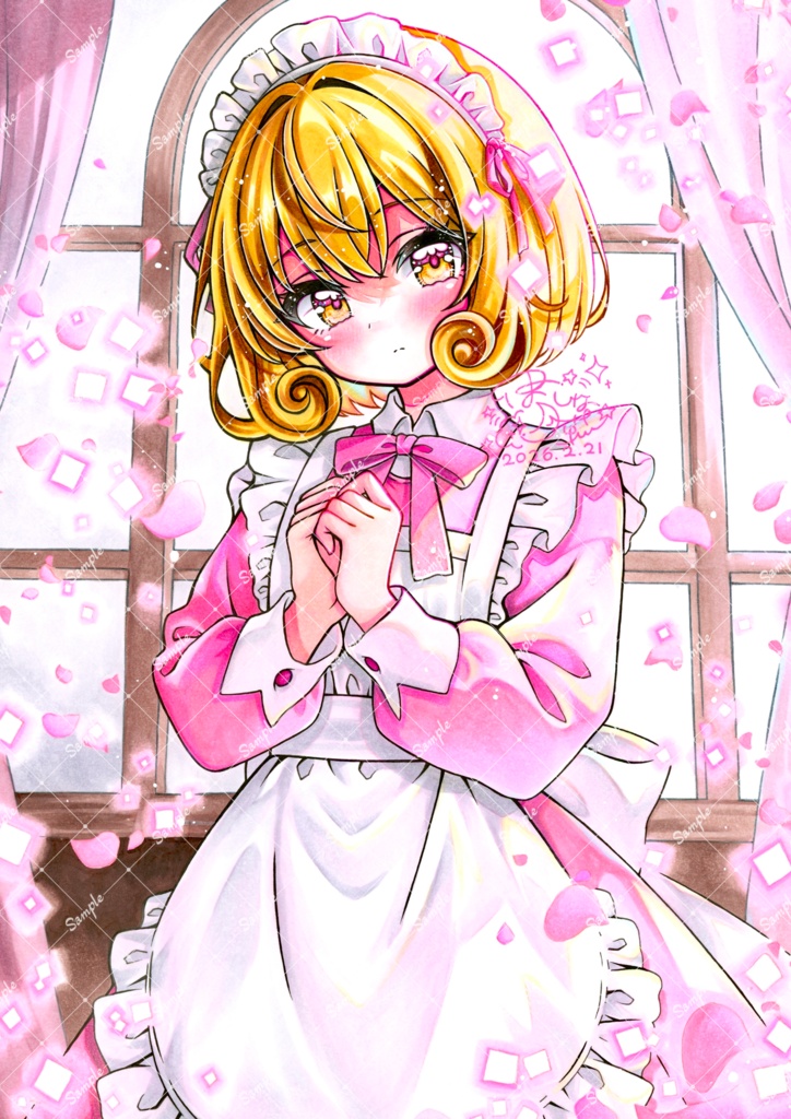 メイドちゃん/原画/A4