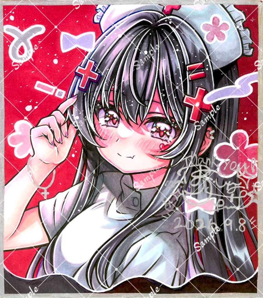 オリジナル/ナースちゃん/ミニ色紙