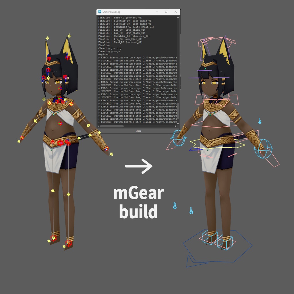 256ニャティ リグ再現mGearガイド