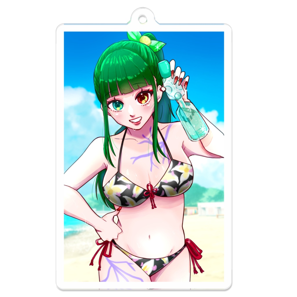 ポニテ水着ゆずこちゃん