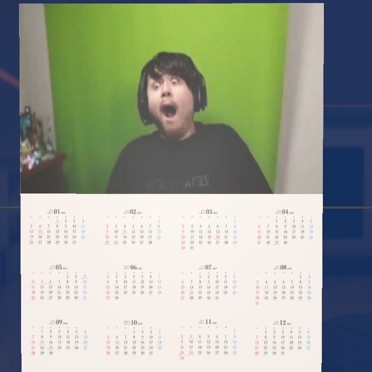 【無料】好きな写真を入れられるカレンダー2025