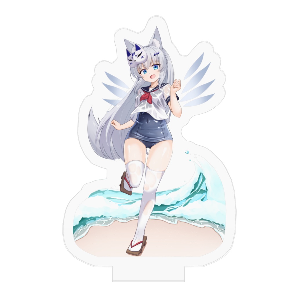 アクリルスタンド スク水セーラー珠姫ちゃん(ニーソ) S