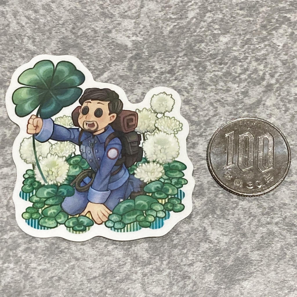 花×冒険家ステッカーシール