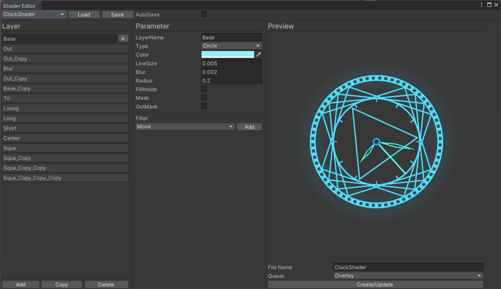 【Audio Link対応】魔法陣風シェーダーエディタ Magic Circle Style Shader Editor