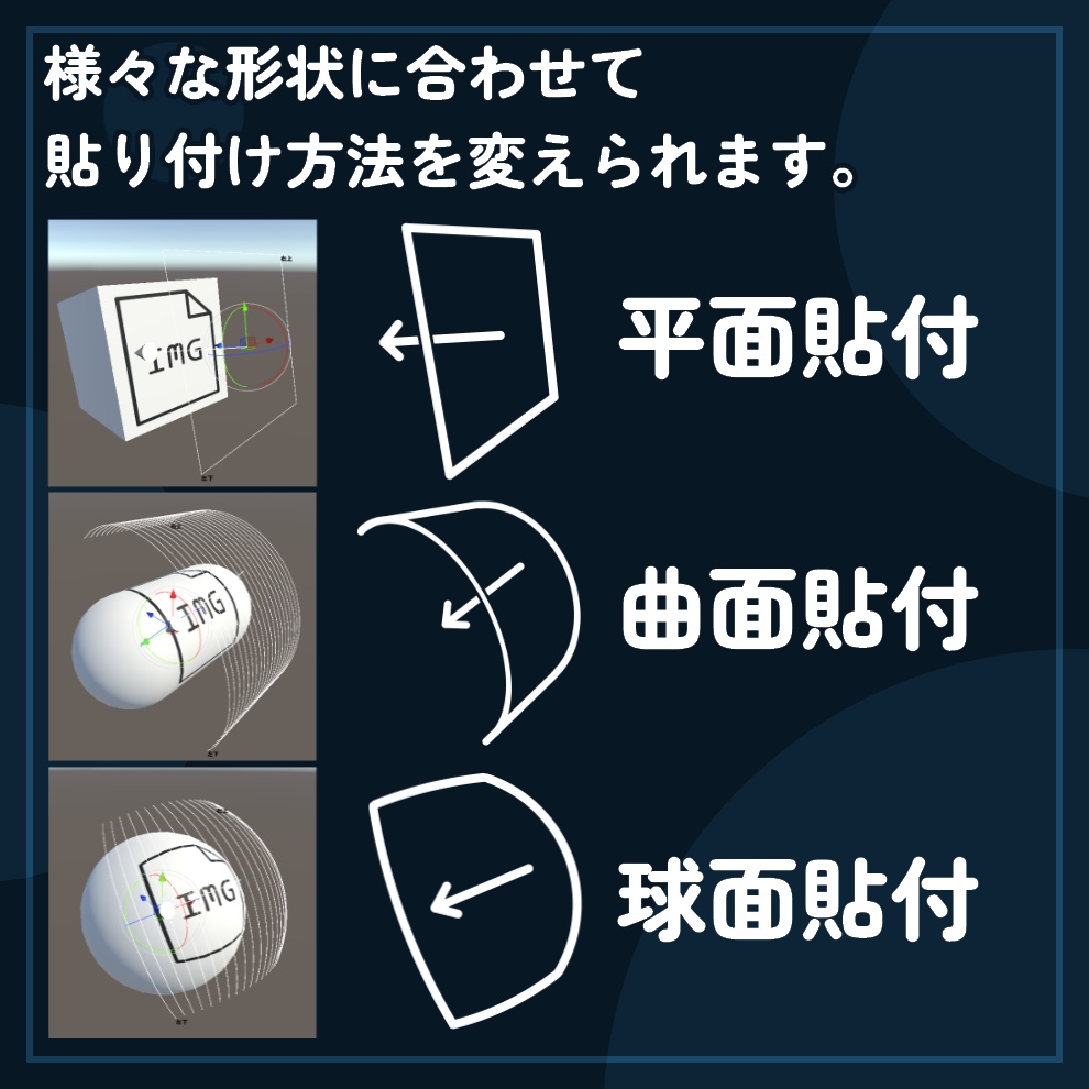 TexSticker【多機能テクスチャ貼付ツール】