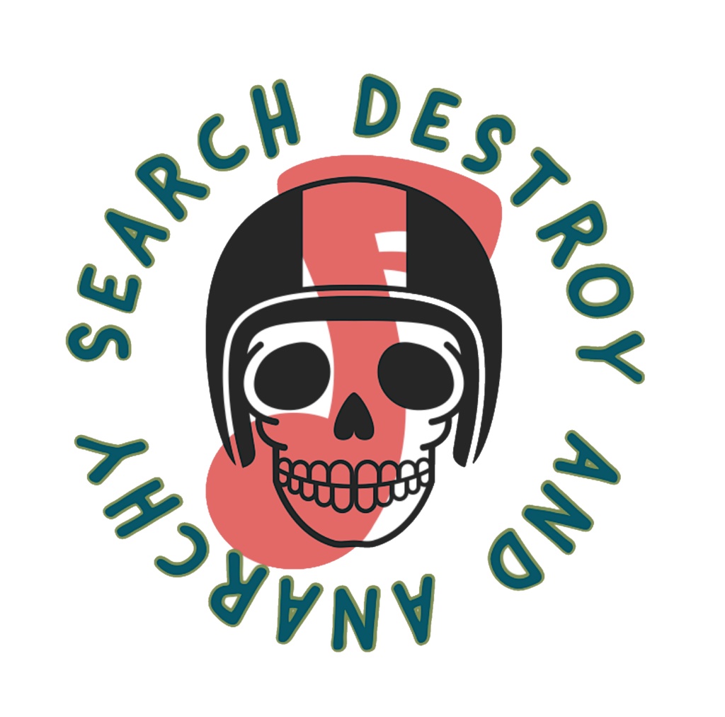 search destroy and anarchy クリアiPhoneケース