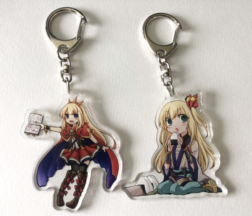 グラブルアクリルキーホルダー カリオストロ/ミリン/ジータ/リリィ/リリィ&エリン