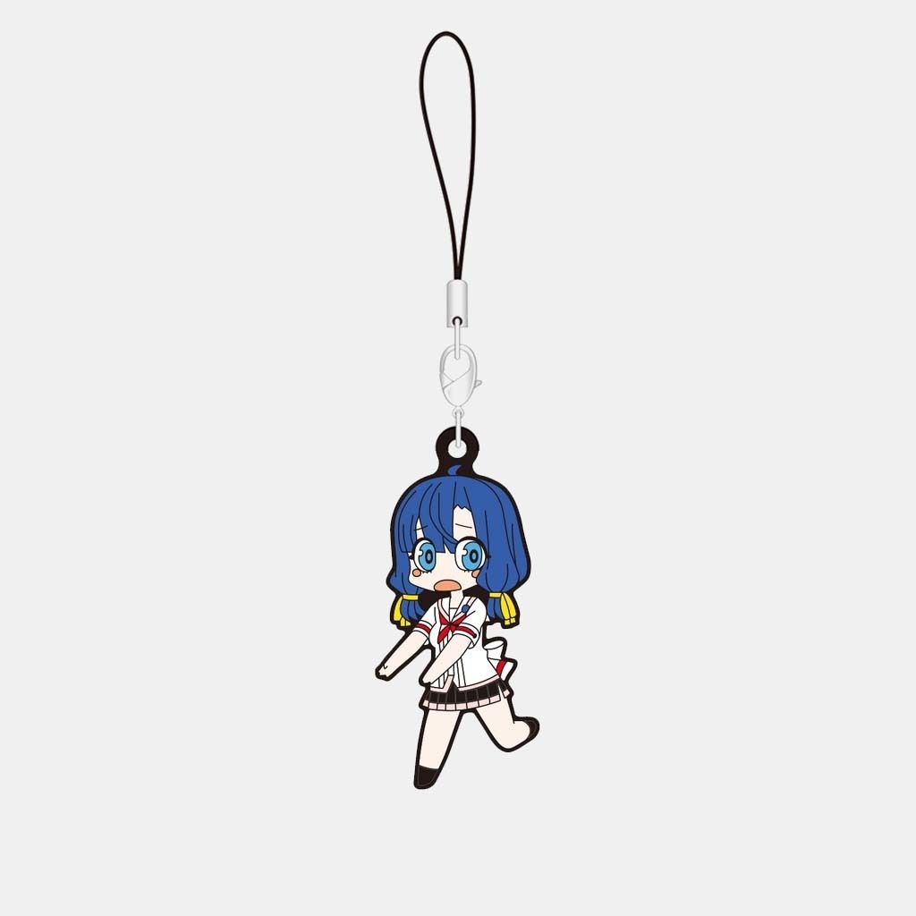 ぬきたしラバーストラップキーホルダー