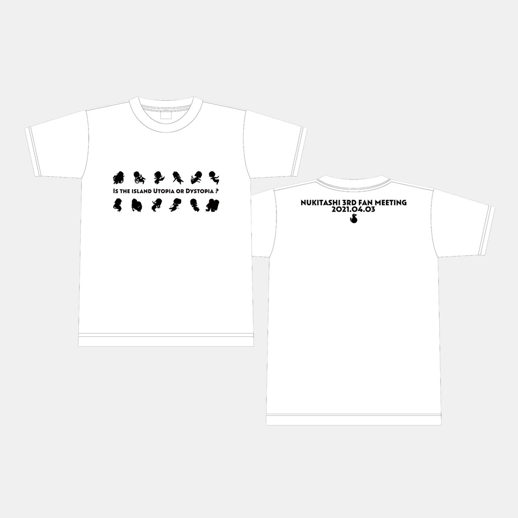 ぬきたしファンミTシャツ