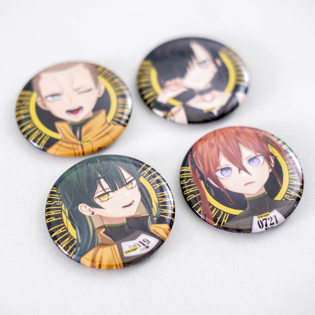 ヘンプリ缶バッジセット