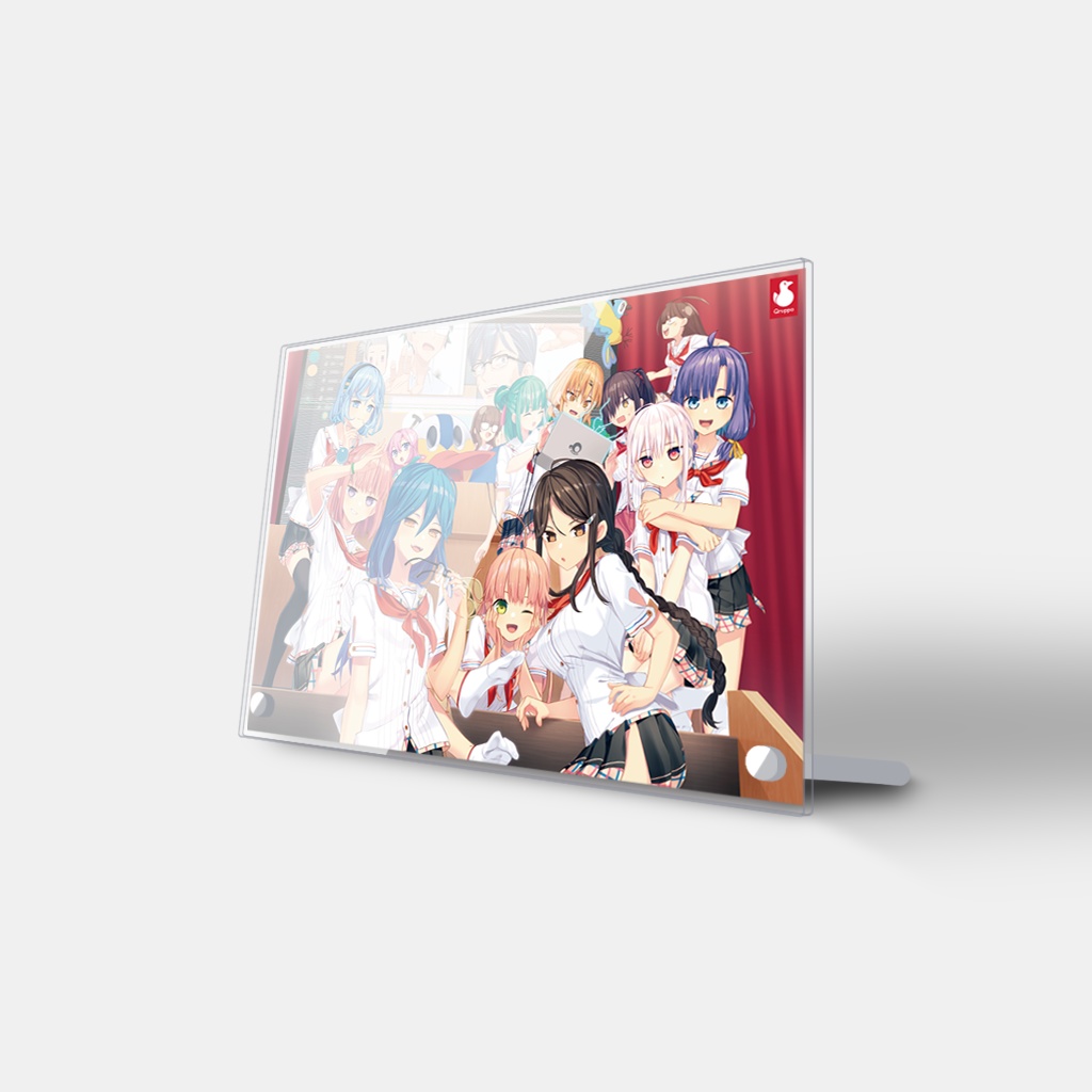 ぬきたし卓上アクリルプレート