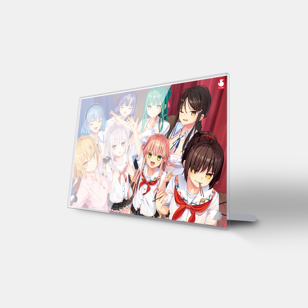 ぬきたし卓上アクリルプレート