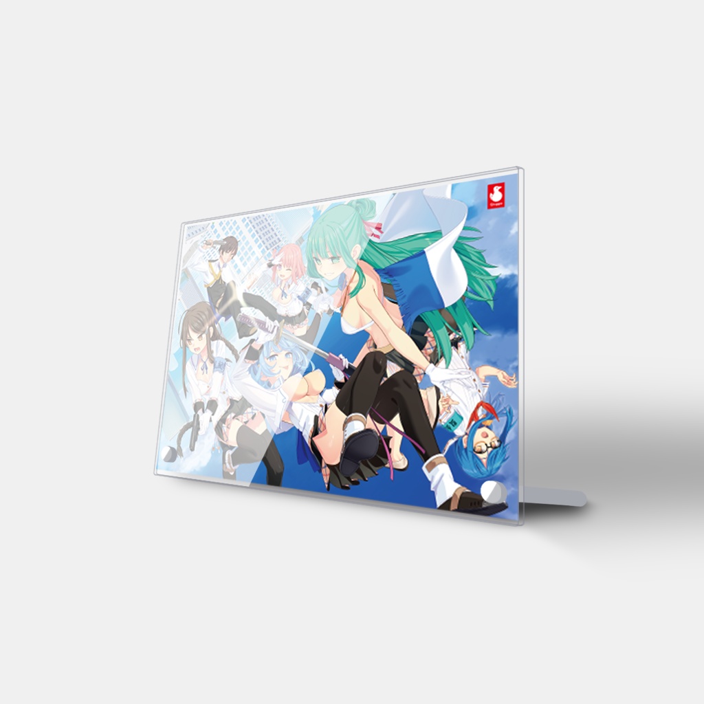 ぬきたし卓上アクリルプレート