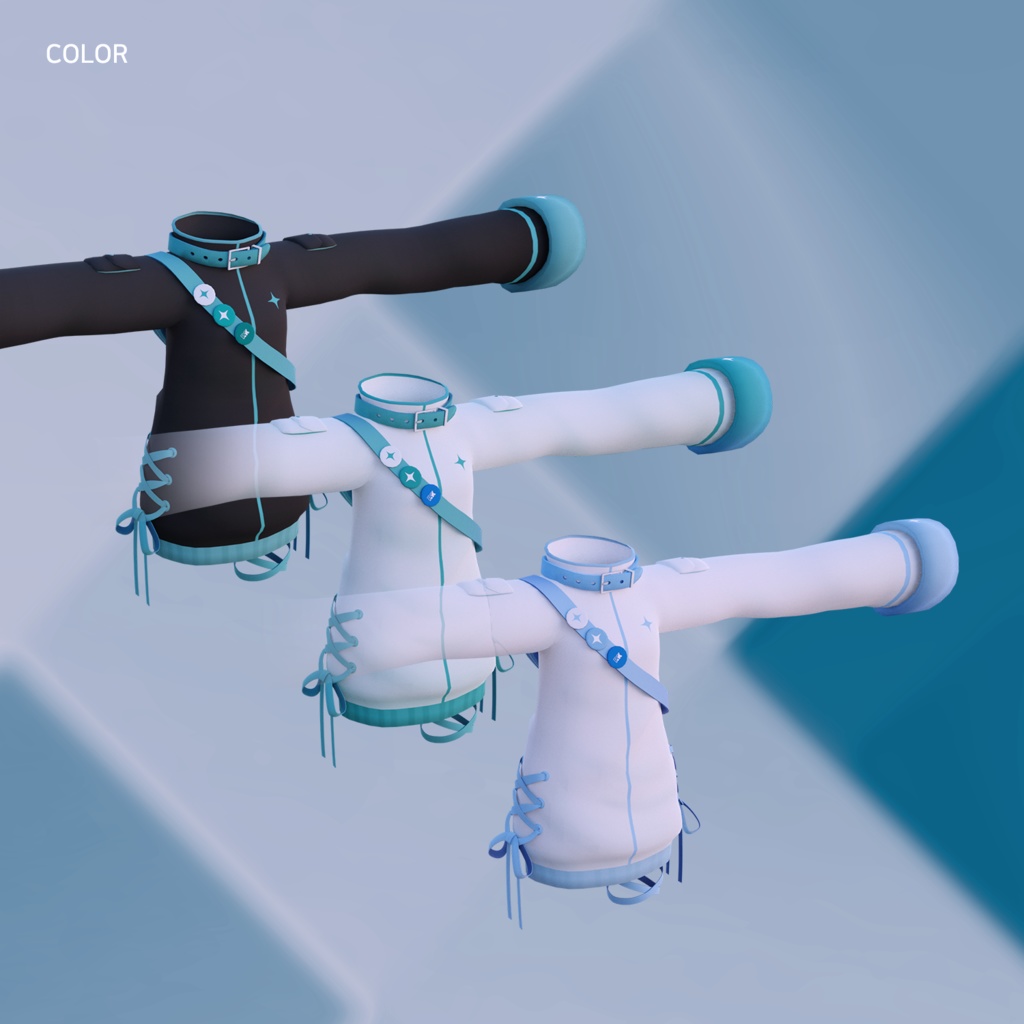 【3Dモデル】Moesode / 薄荷