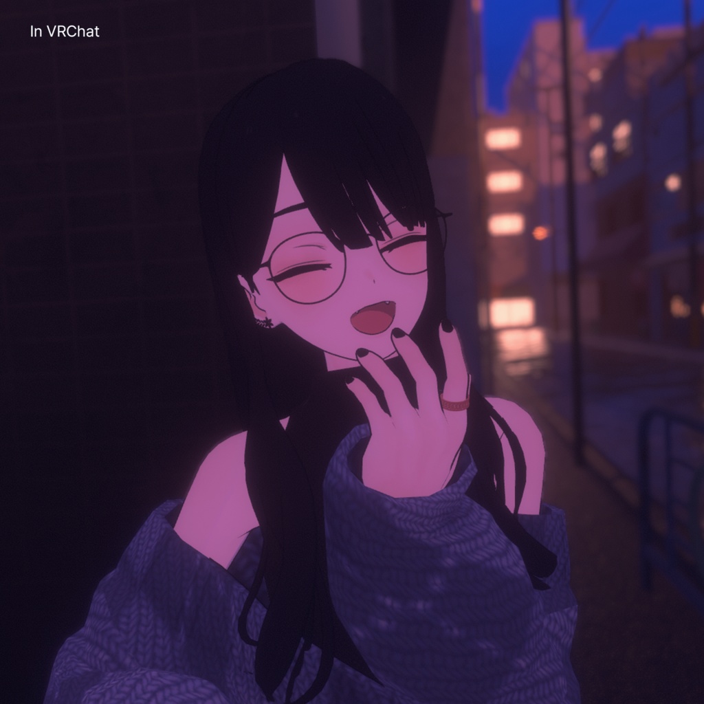 【3Dモデル】Cardigan Set