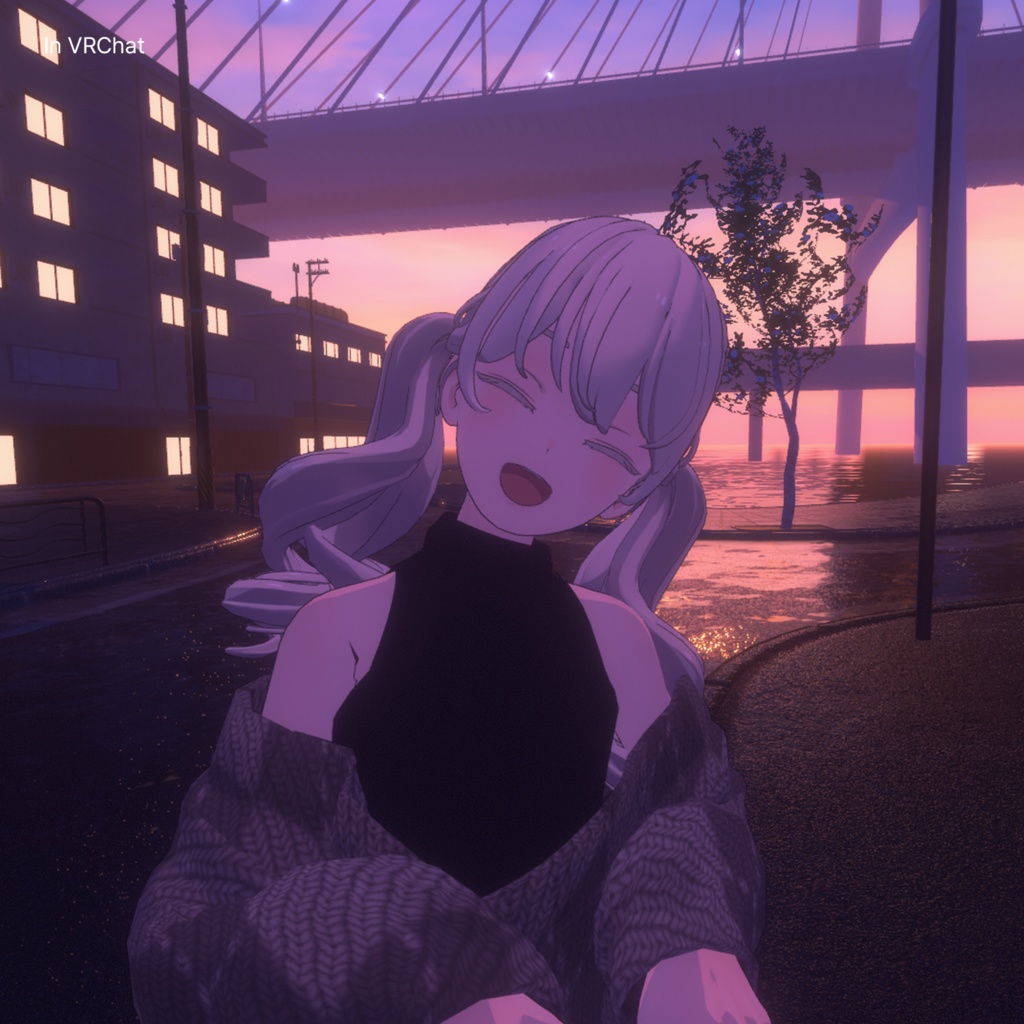 【3Dモデル】Cardigan Set